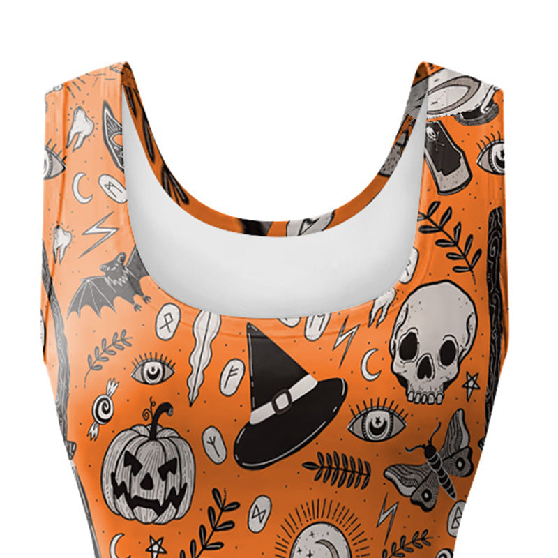 Vestido sin mangas de Halloween