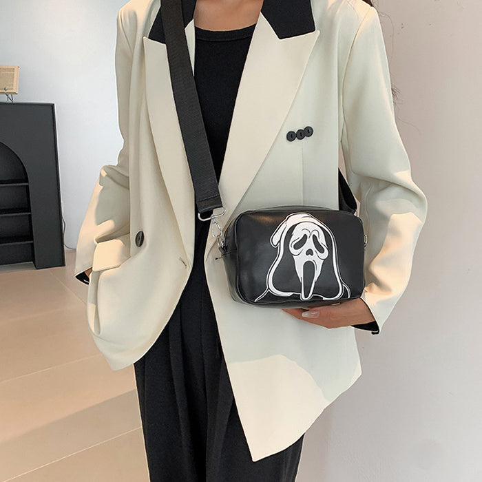 Bolso pequeño cuadrado con estampado de Halloween