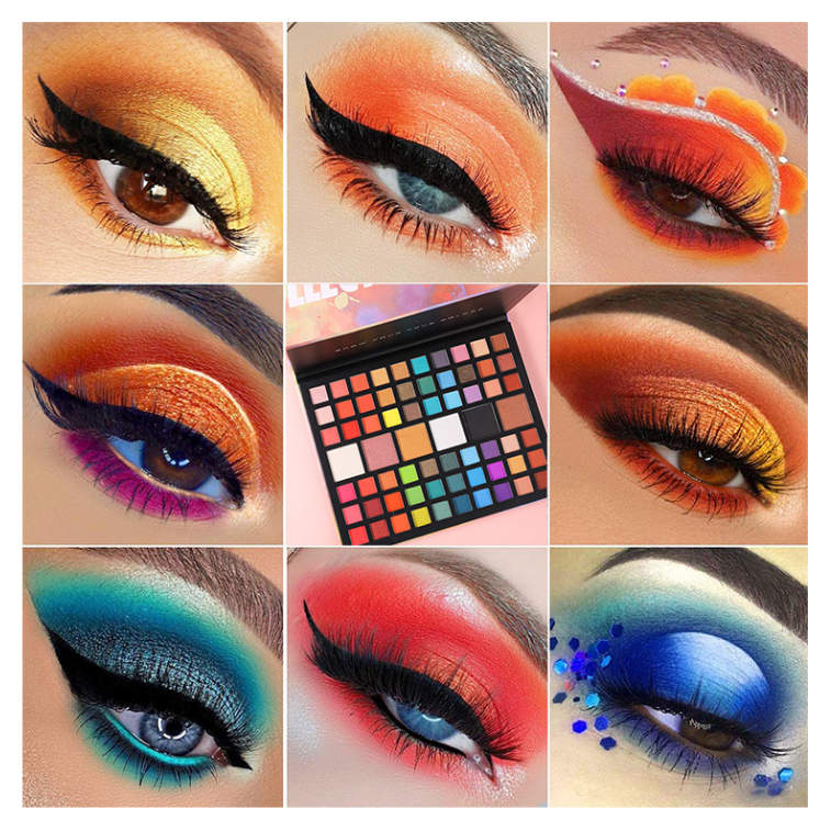 Paleta de sombras de ojos de 66 colores