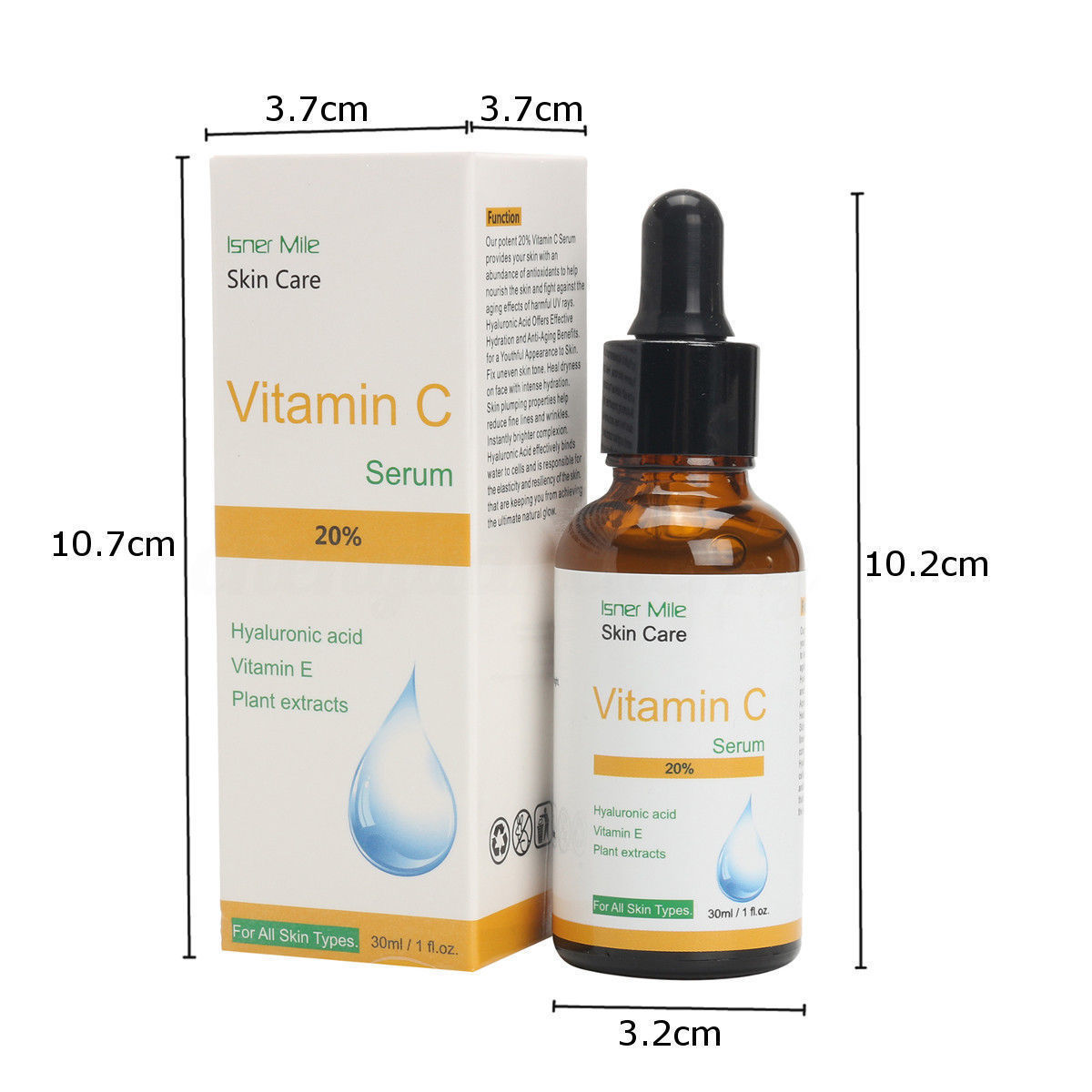 Producto para el cuidado de la piel sin diluir con vitamina C