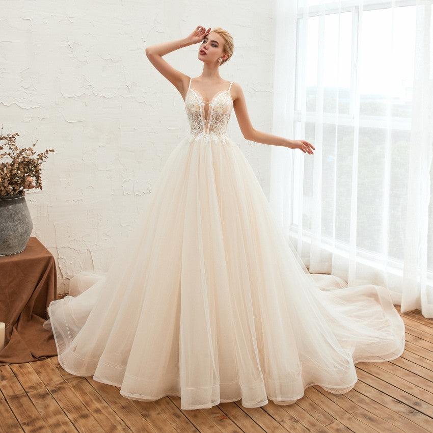 Vestido de novia fino