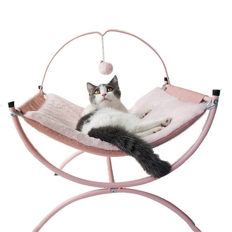 Cama para gatos reclinable