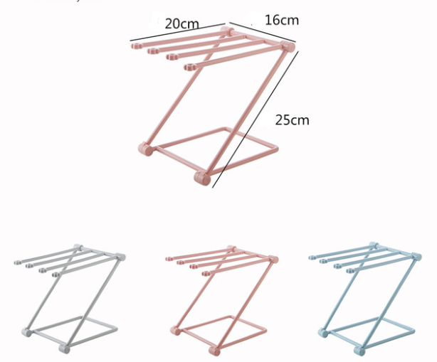 Estante para paños de cocina plegable