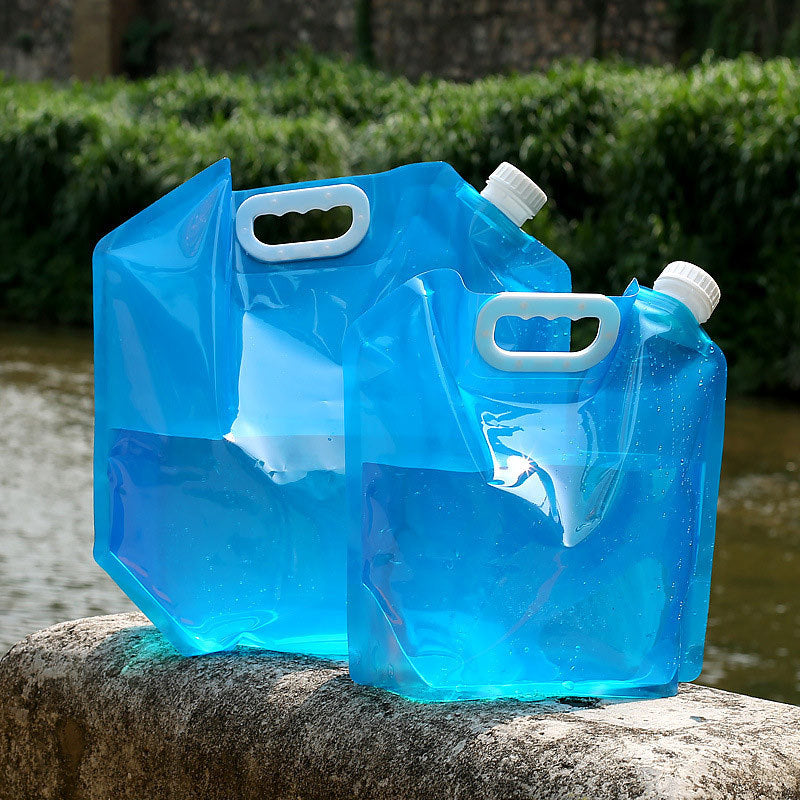 Contenedor de bolsas de agua portátiles