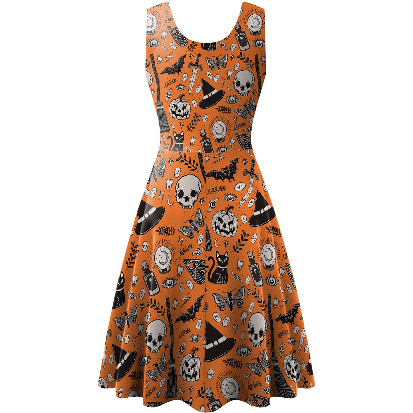 Vestido sin mangas de Halloween