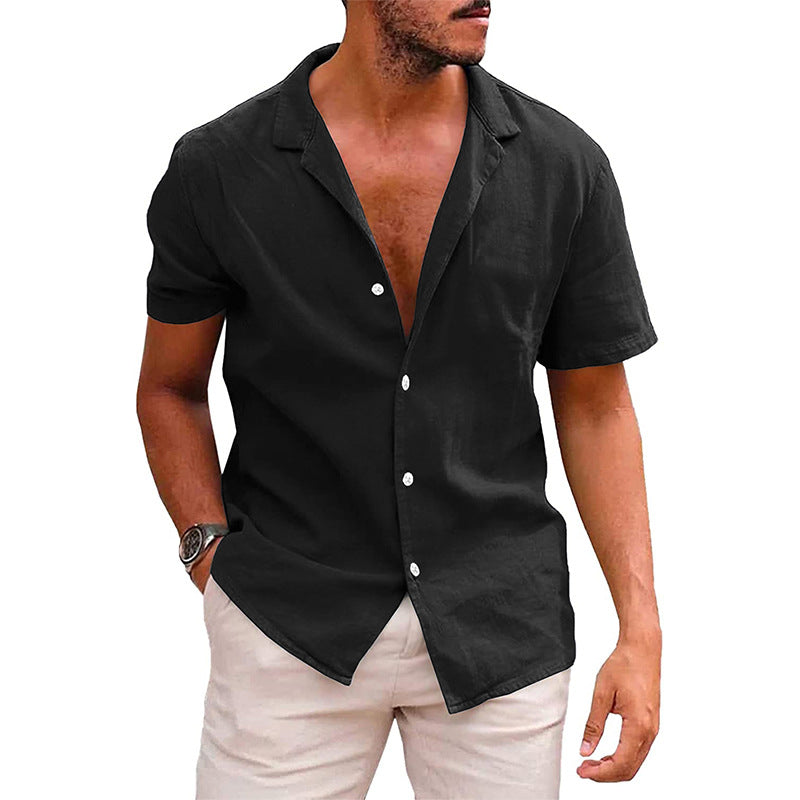 Camisa de playa de manga corta