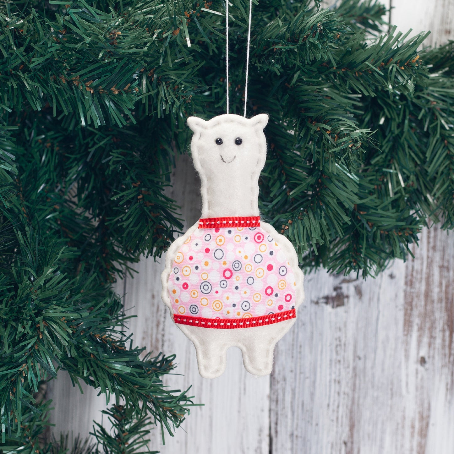 Juego de colgantes decorativos creativos de alpaca para árbol de Navidad