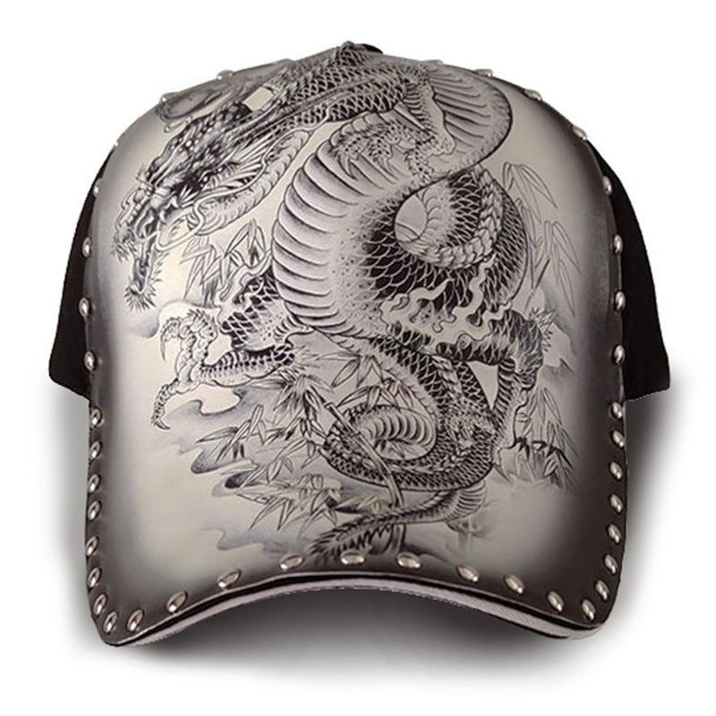 Gorra con diseño de dragón