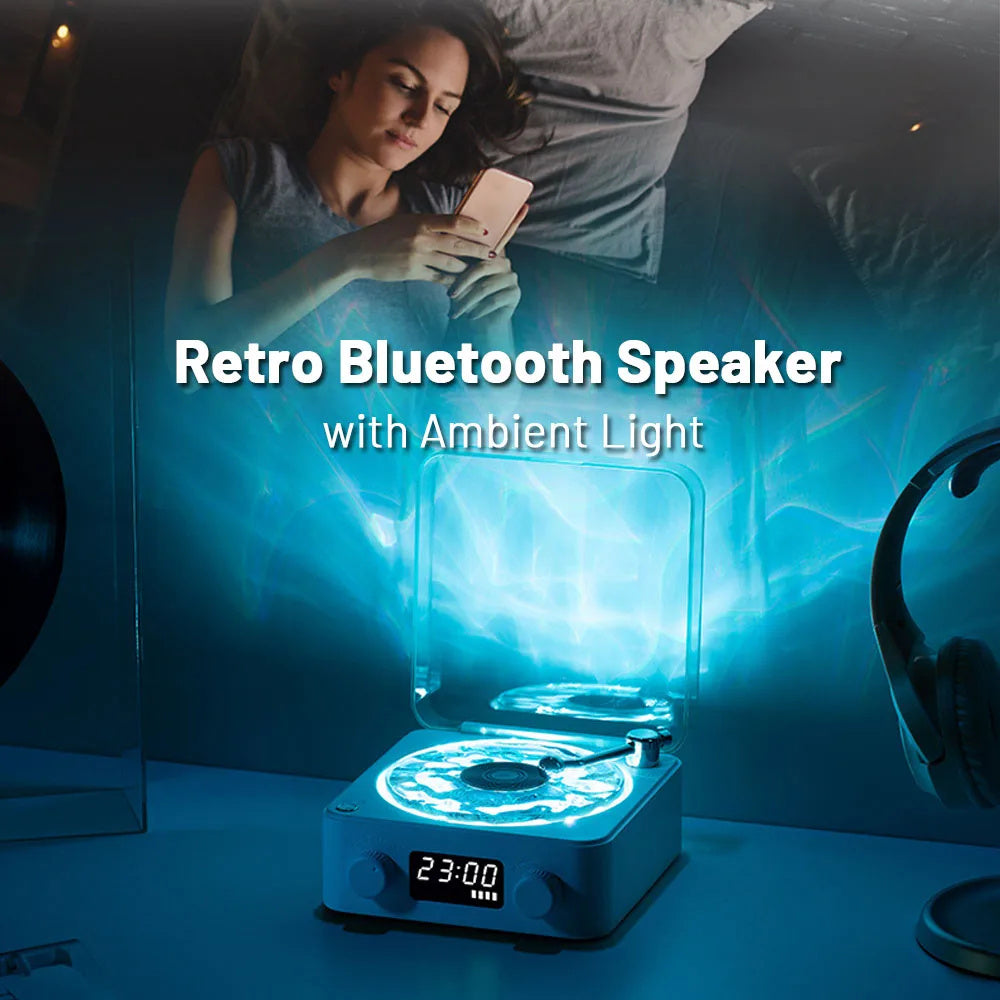 Altavoz tocadiscos Retro inalámbrico Bluetooth 5,0