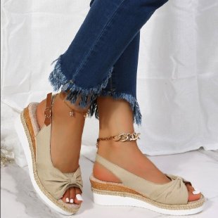 Sandalias de plataforma peep toe