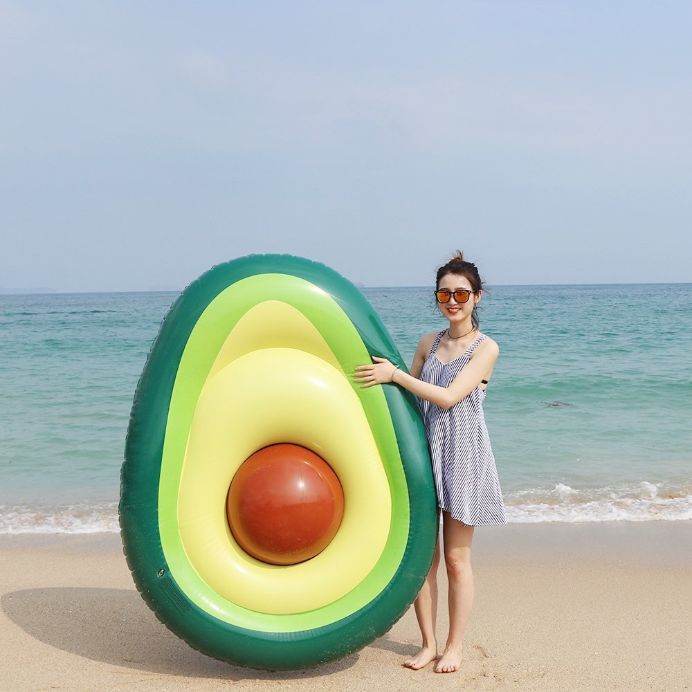 Aguacate inflable gigante