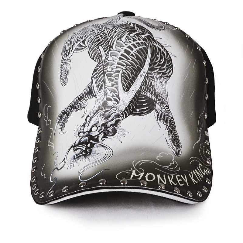 Gorra con diseño de dragón