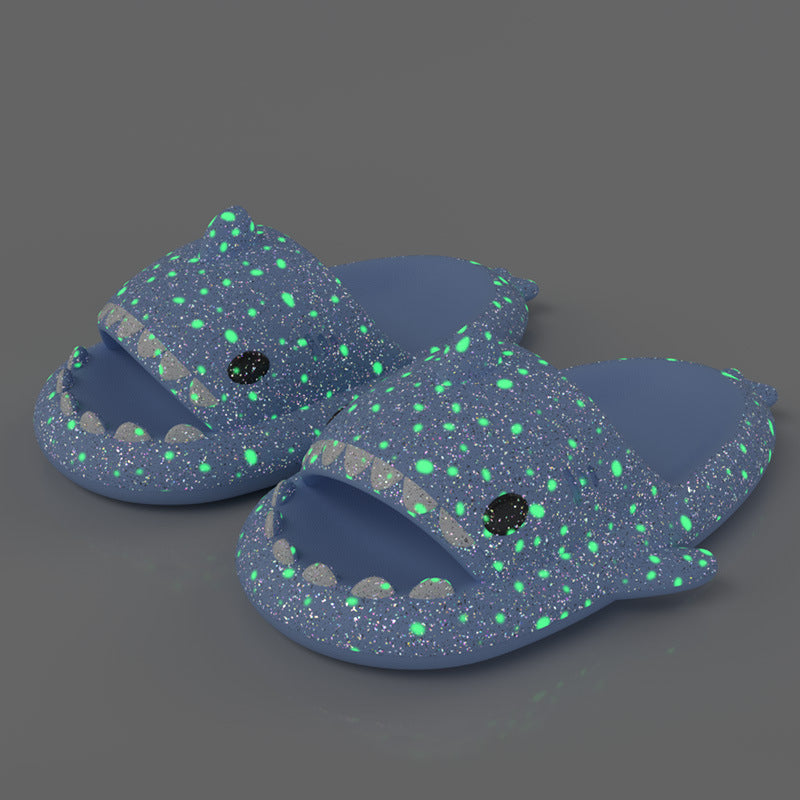 Pantuflas Shark fluorescente