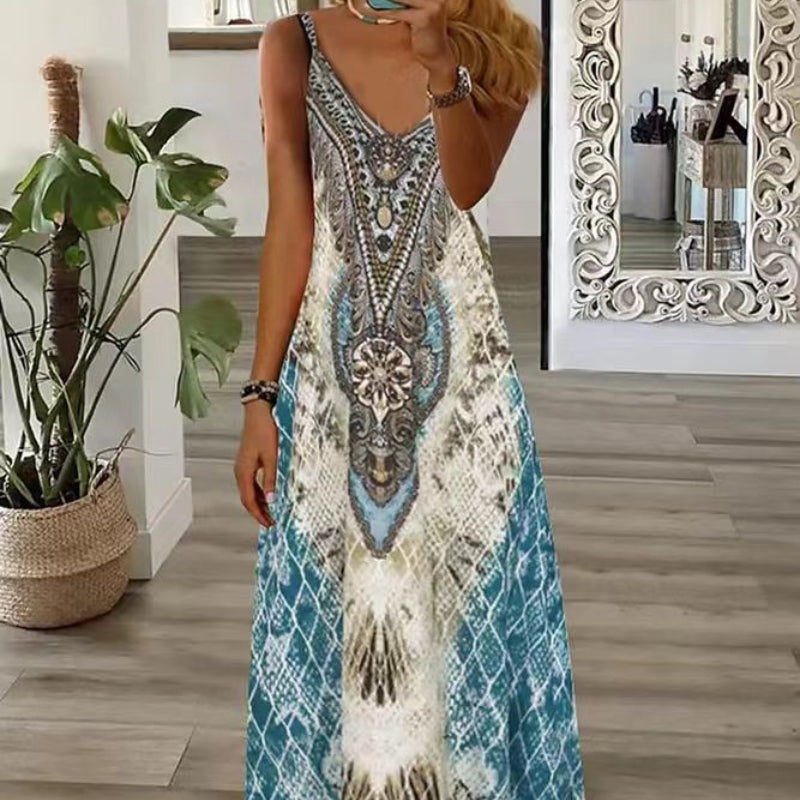 Vestido ajustado con estampado