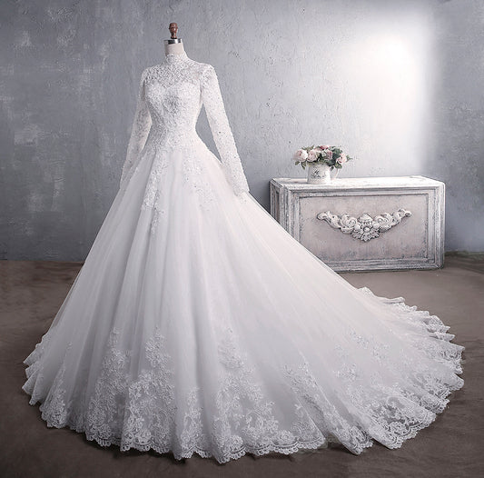 Vestido de novia de encaje