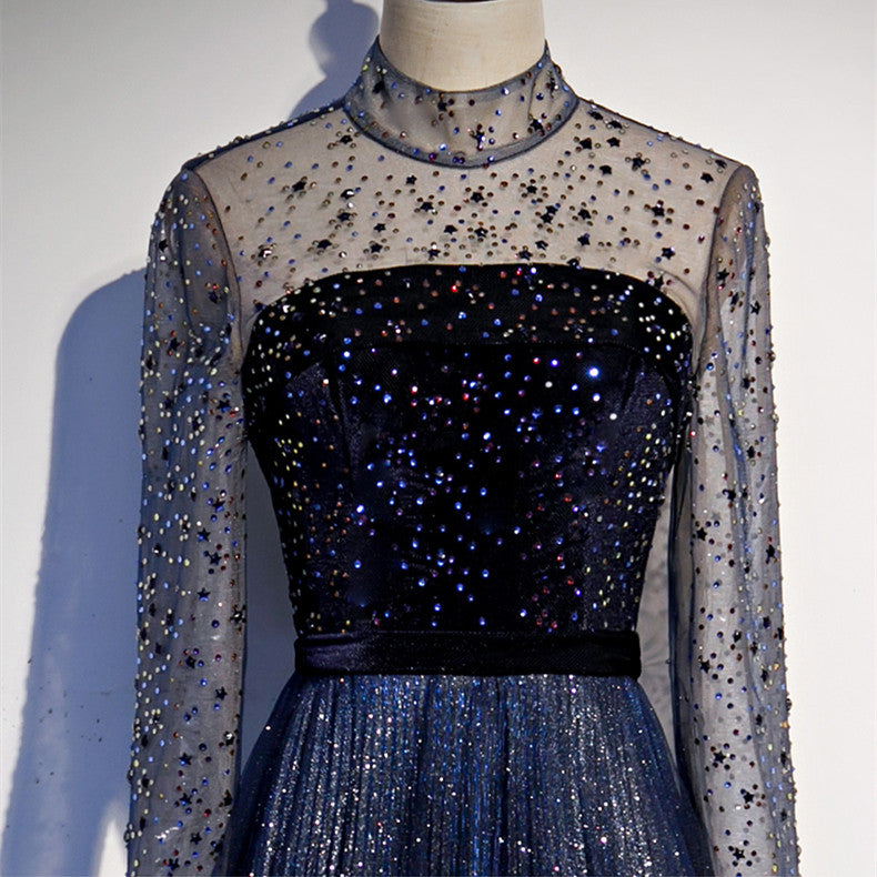 Vestido de cielo estrellado