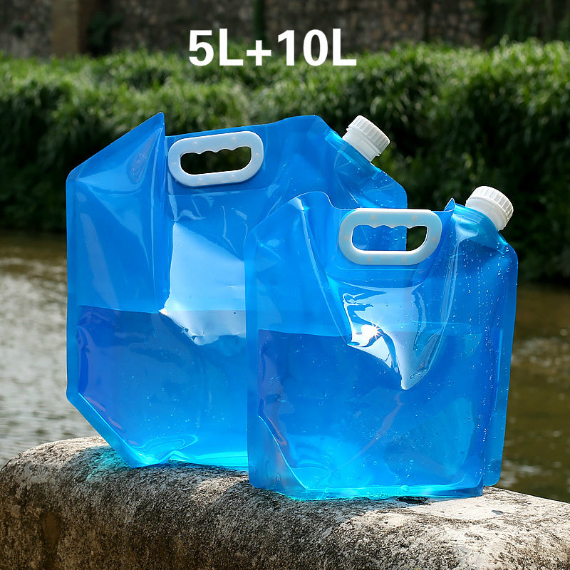 Contenedor de bolsas de agua portátiles