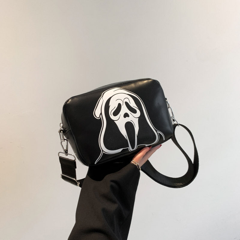 Bolso pequeño cuadrado con estampado de Halloween