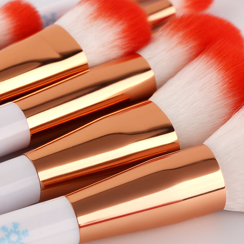 10 pinceles de maquillaje navideños