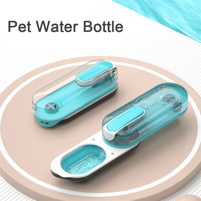 Botella de agua para perros