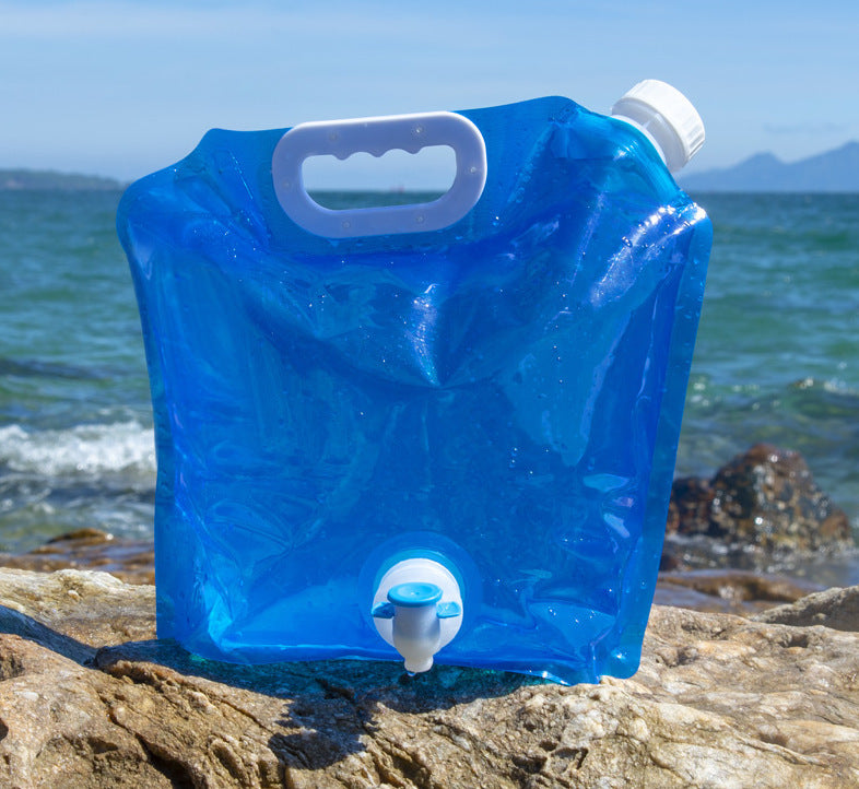 Contenedor de bolsas de agua portátiles