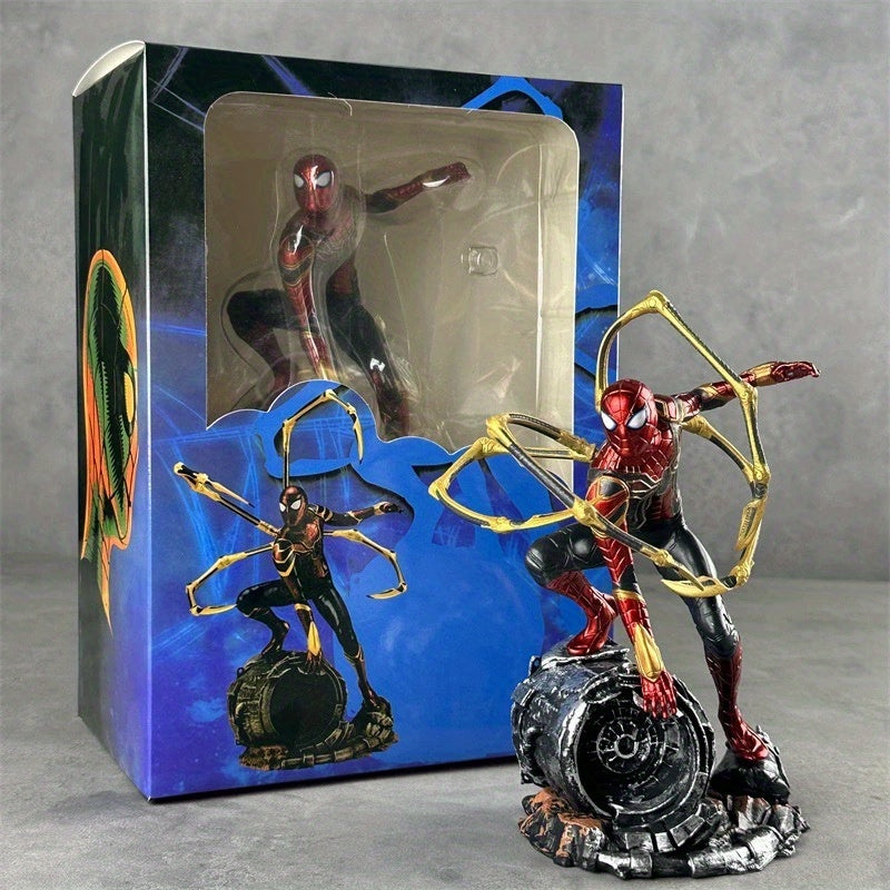 MarvelS Avengers Infinity War SpiderMan Statue  Pvc Collectible Figurine Standing Or Squatting Options Color Box Included